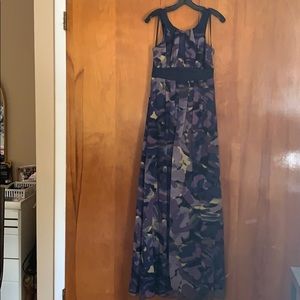 Water color evening gown